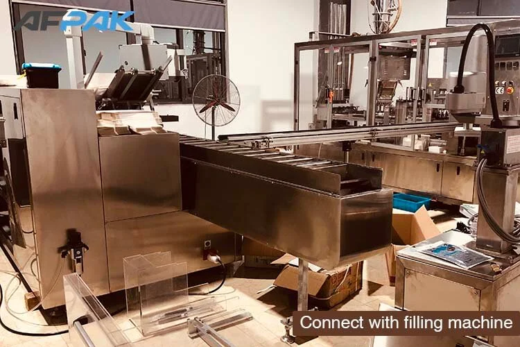 K cup packaging machine Connect with filling machine