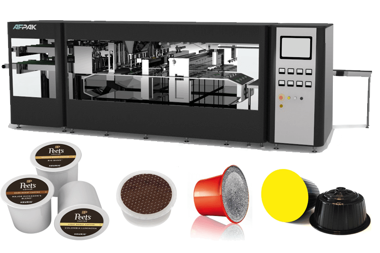 coffee capsules filling sealing machine