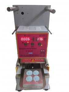 K cup sealing machine