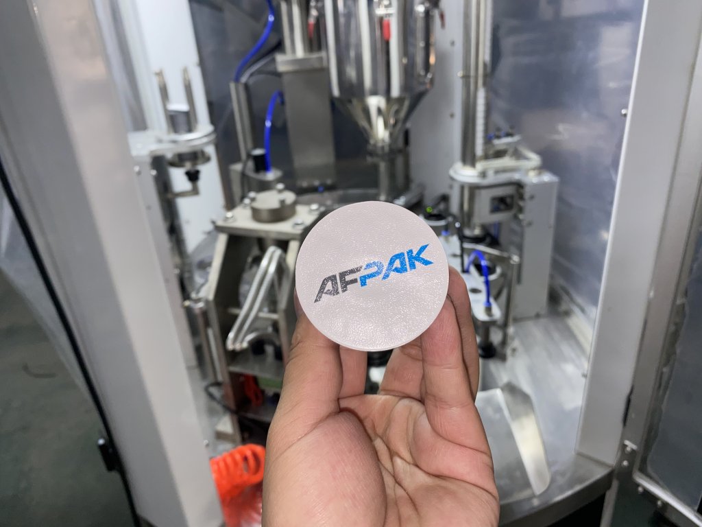 RN1S K-cup Filler Details Close-up of RN1S filling station