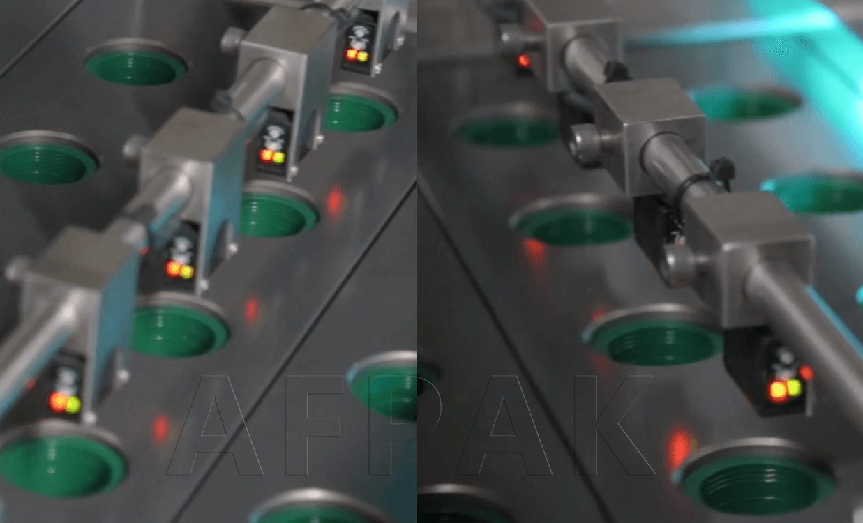 Cup-sensor of coffee capsule packaging machine