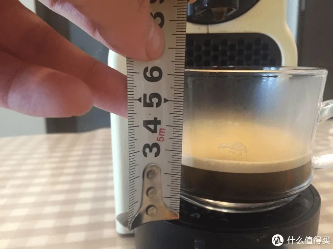Nespresso coffee with creama