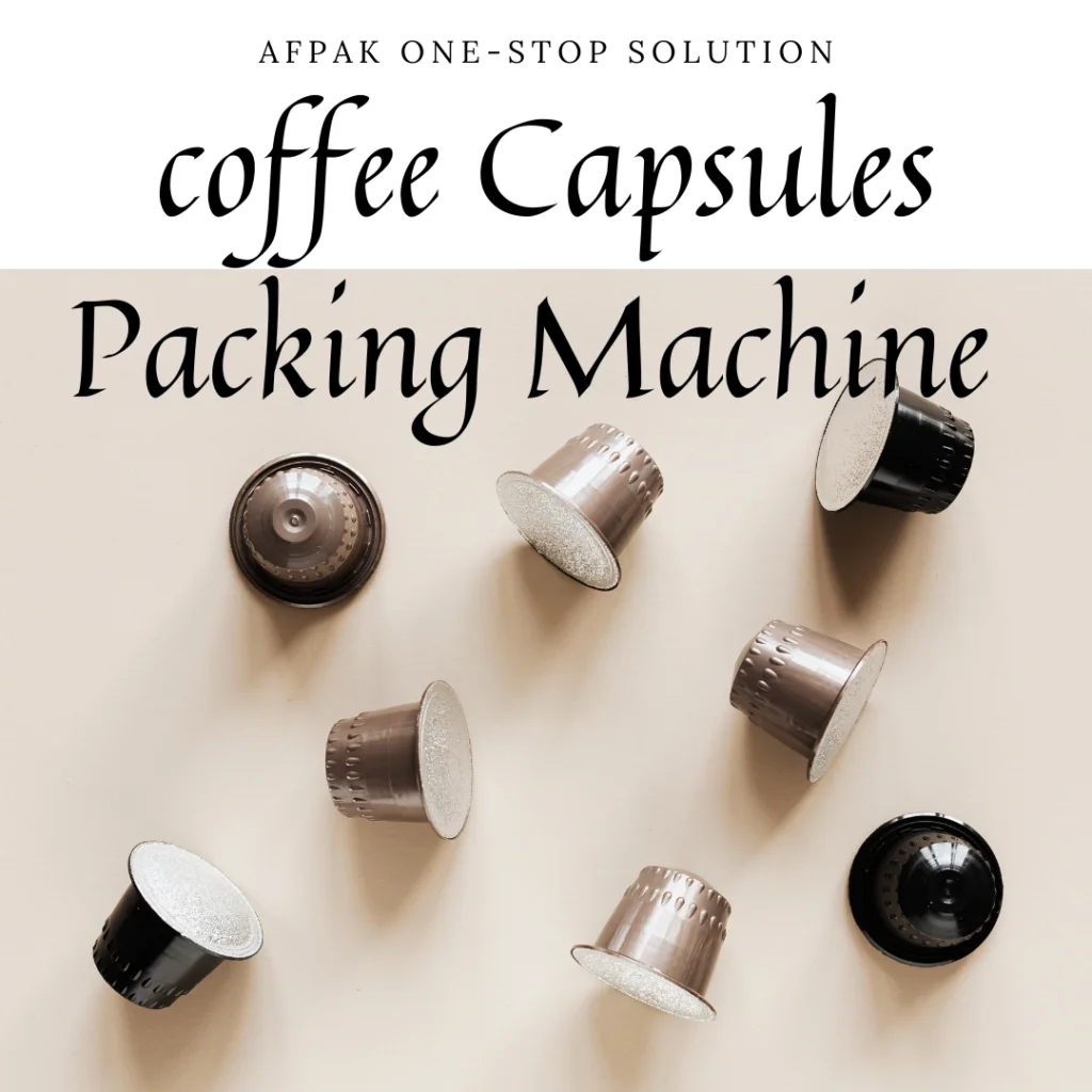 machine d'emballage de capsules de café, machine d'emballage de