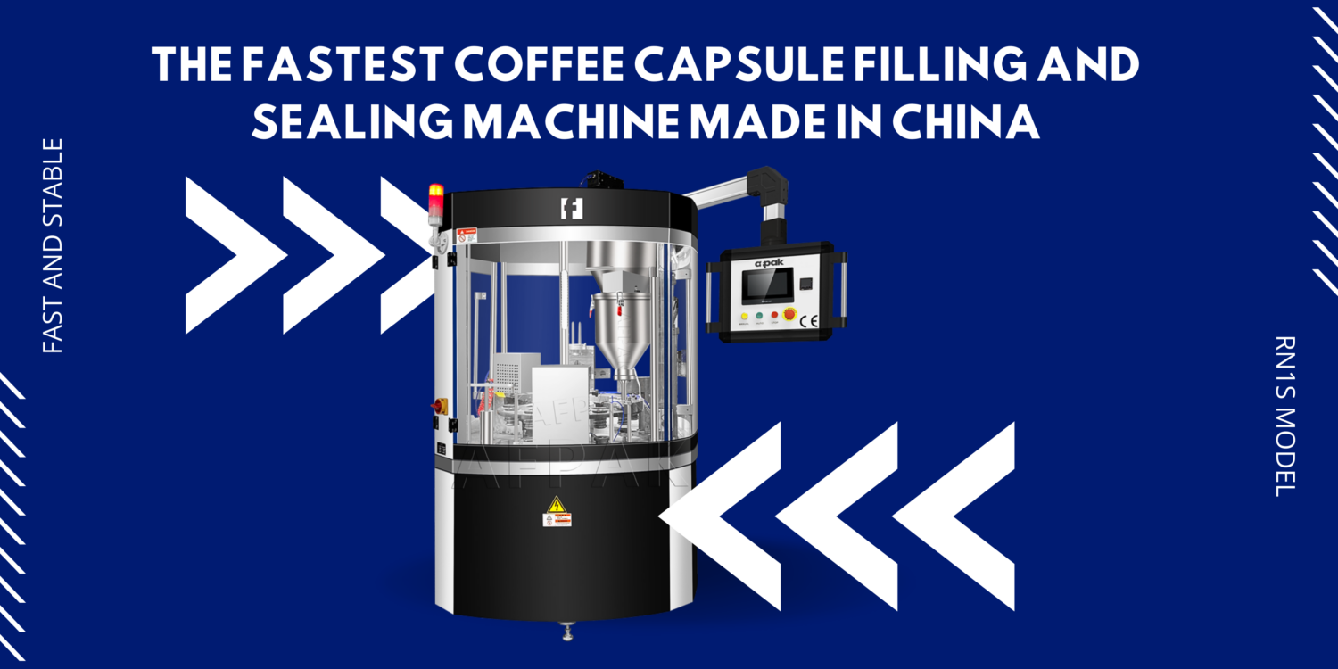 fastest coffee capsule filling sealing machine made in China