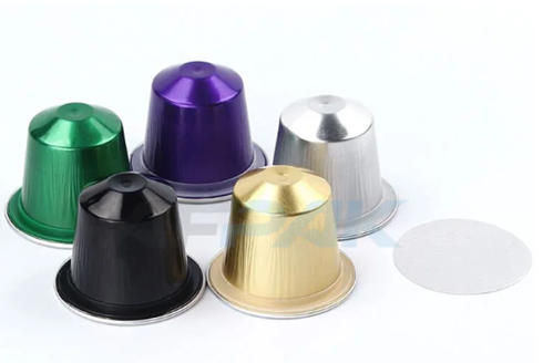 ALUMINUM types of nespresso capsules