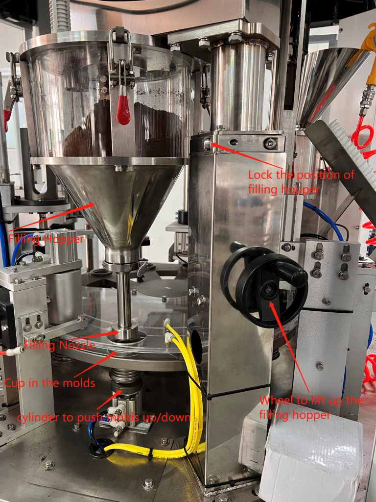 AFPAK K cup filling and sealing machine filling system