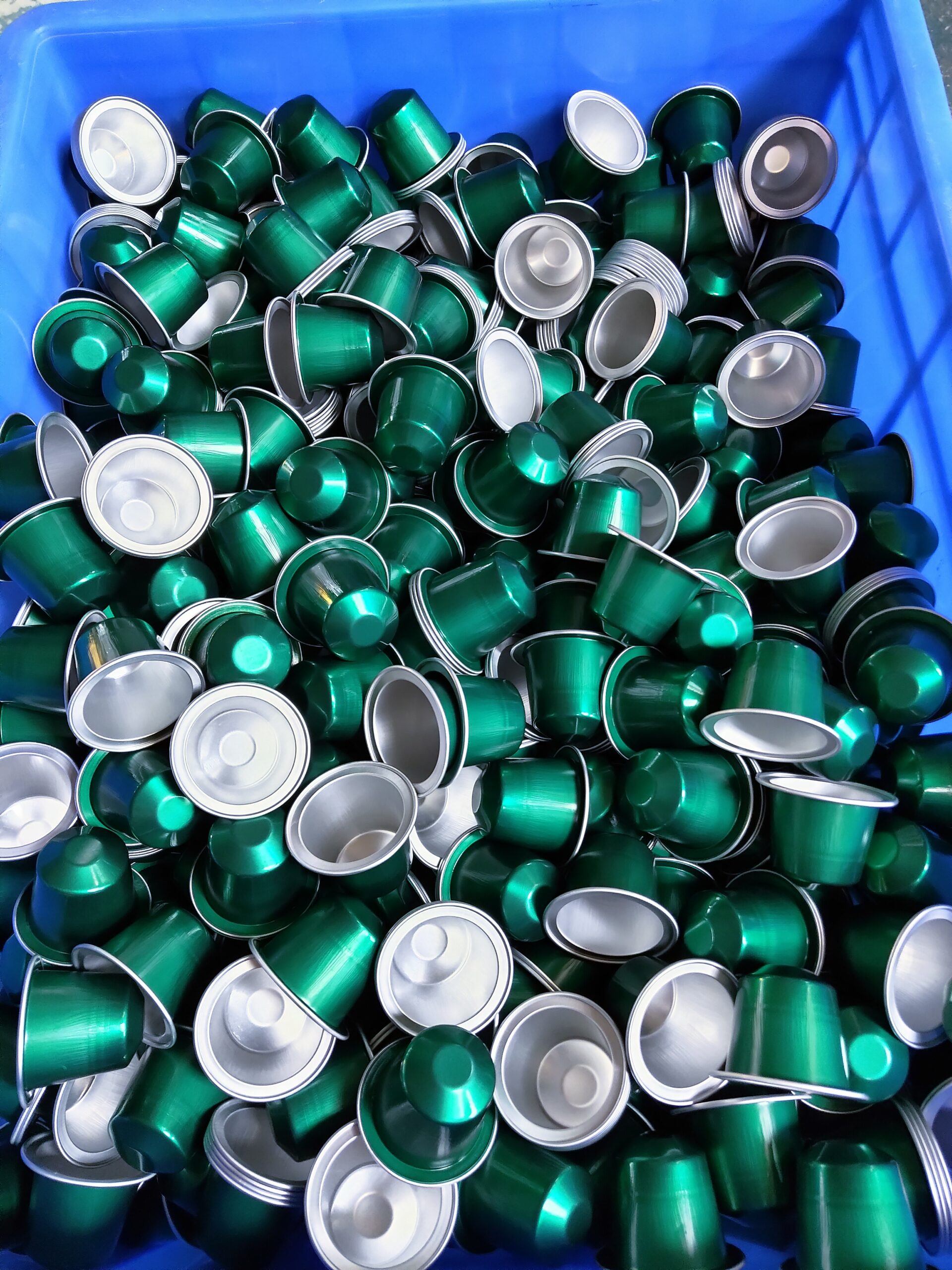 aluminum nespresso capsules samples