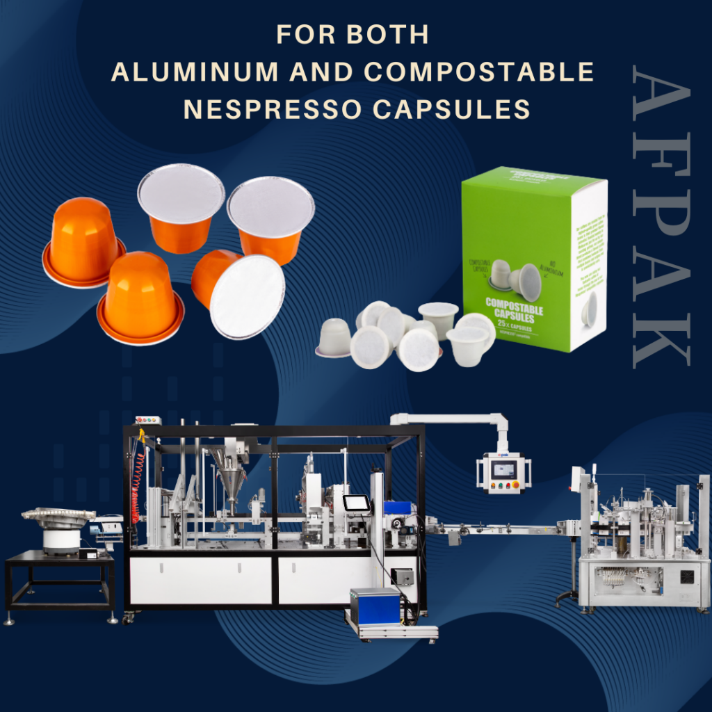 nespresso coffee capsule filling sealing packaging machine for australia