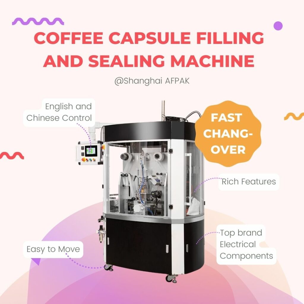 Machine de remplissage et de scellage de capsules de café 2024