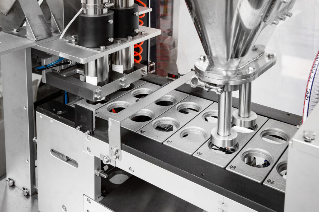 filling station of nespresso filling sealing machine