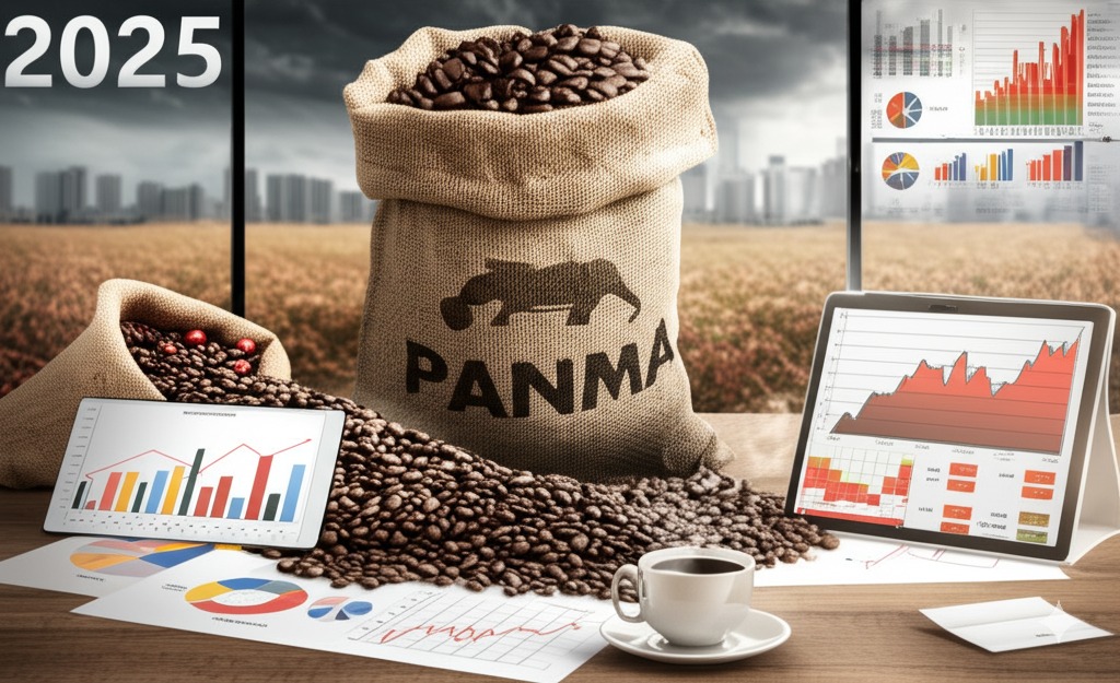 Coffee Price Forecast 2025 Arrow pointing up on a graph