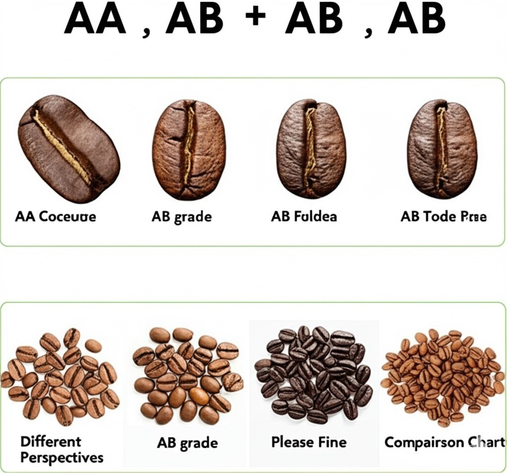 Kenya AB vs AA coffee beans