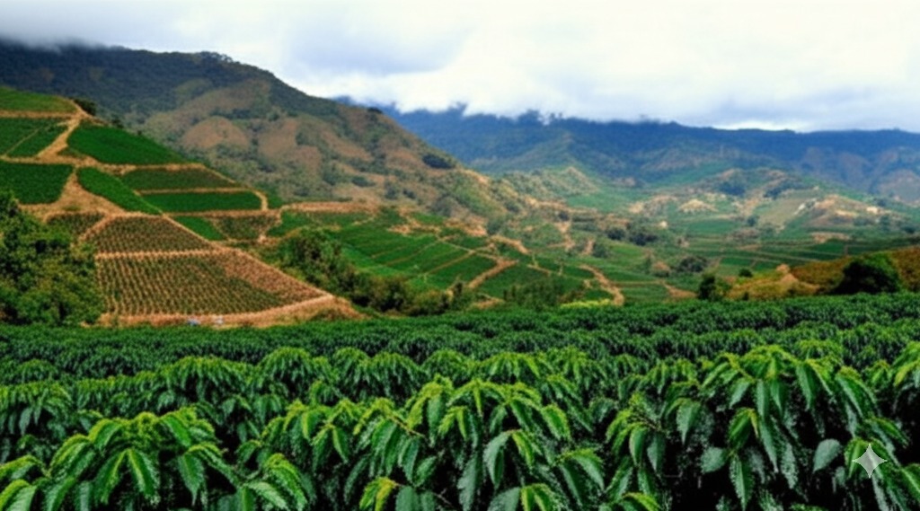 Guatemala coffee cultivation highlands