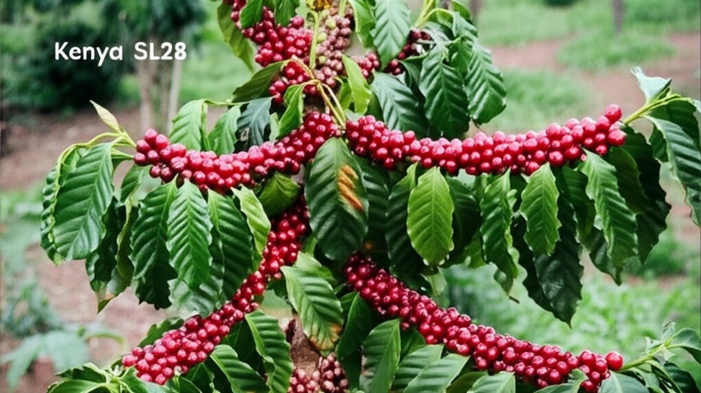 Kenya SL28 coffee plants