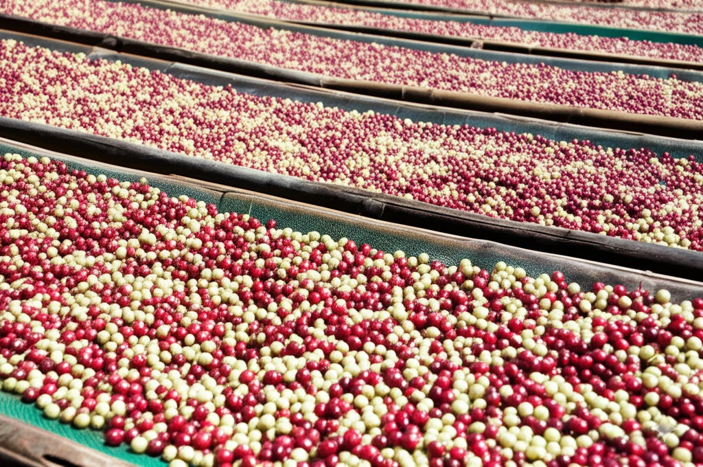 Harrar Coffee Drying