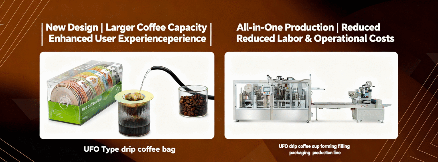 UFO Drip Coffee Packaging Packaging Packaging ผู้ผลิต