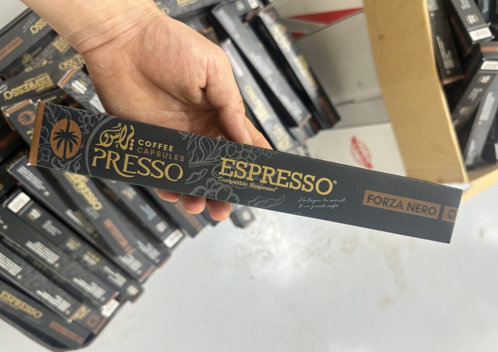 Endprodukte aus Kaffeekapseln