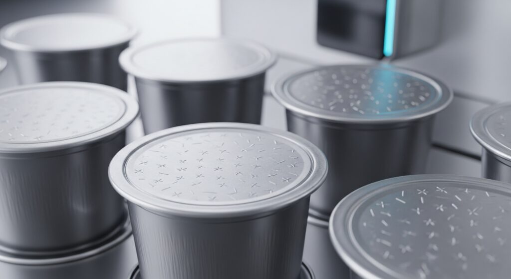 Fortschrittliche Versiegelungstechnologie für Kaffeekapseln