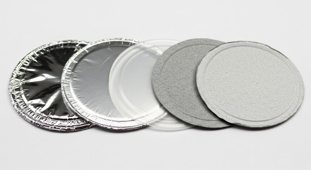 Verschiedene Siegelfolienmaterialien für Kaffeekapseln