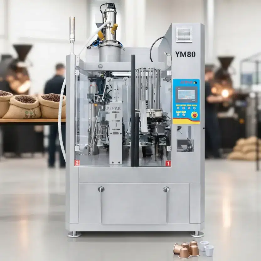 YM80 Coffee capsule filling machine - AFPAK
